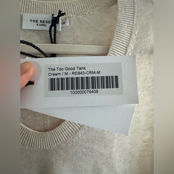 The Reset The Too Good Tank in cream M - Picture 13 of 13